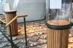 INSTALLATION-DE-STELLE-AVEC-GLOBE-EN-VERRE-POUR-SALON