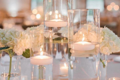 BOUGIE-ET-FLEURS-CYLINDRES-EN-VERRE