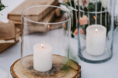DECOTAION-NATURELLE-TUBES-EN-VERRE-BOUGIES-ET-FLEURS